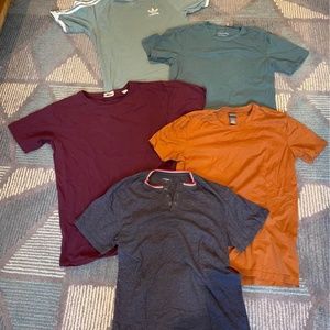 SMALL MENS SHIRT LOT- EXCELLENT CONDITION! NAME BRANDS